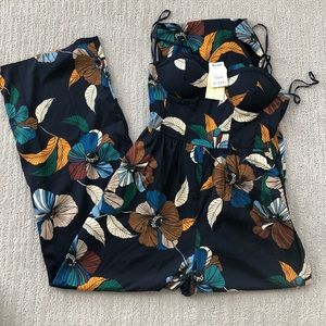 Floral Wide Leg Romper